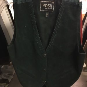 Leather vest